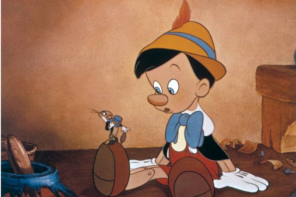 Pinocchio dan Jiminy Cricket