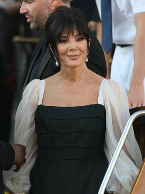 Kris Jenner saat menghadiri pernikahan Jeff Bezos dan Lauren Sanchez di Venesia, Italia, pada Jumat (27/6/2025).