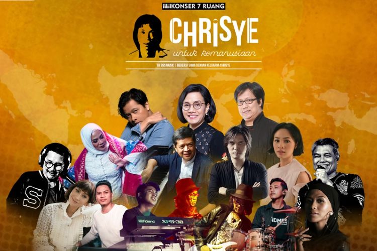 Konser virtual bertajuk Konser 7 Ruang Chrisye untuk Kemanusiaan akan digelar di studio DSS Music Jakarta pada 30 Mei 2021.