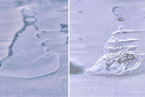 Danau Berukuran Masif di Antartika Mendadak Menghilang