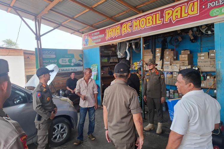 Penertiban Lapak di Eks Lapangan Golf Palu Sempat Dapat Perlawanan Warga