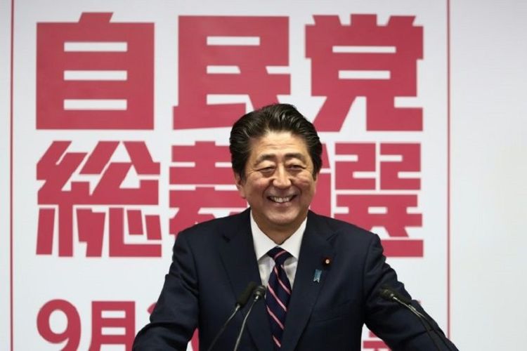 Mantan Perdana Menteri Jepang Shinzo Abe.
