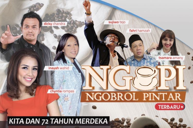 Episode Pertama Ngopi, Ngobrol Pintar di KompasTV, Selasa (15/8/2017).