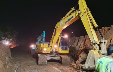 Buka Jalan Tertimbun Longsor akibat Gempa Cianjur, 6 Alat Berat ...