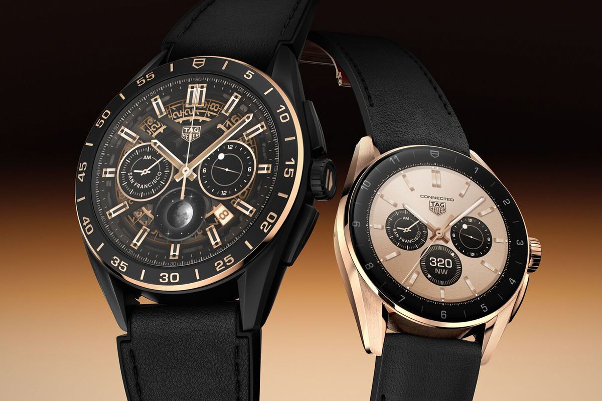 TAG Heuer Connected Golden Bright dan Bright Black