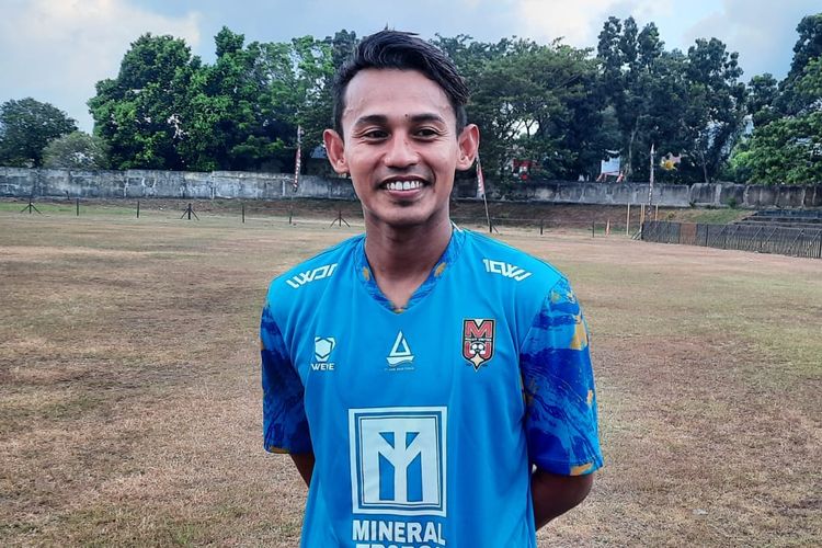 Penyerang Malut United FC, Hari Nur Yulianto.