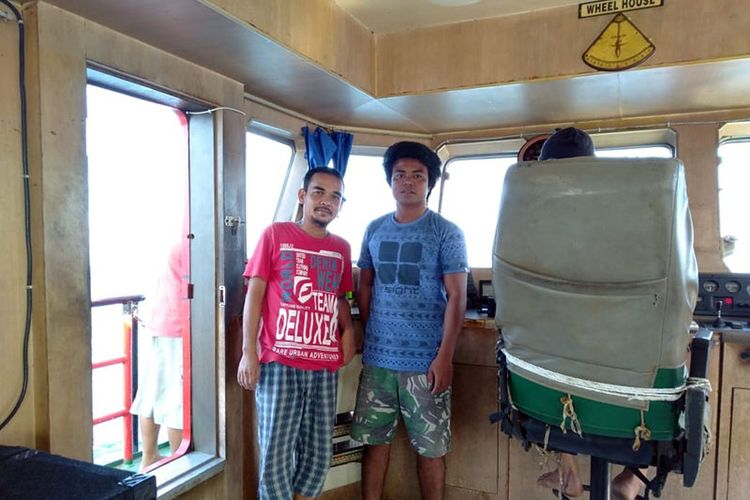 Riando Pawelin (22), warga asal Bitung yang hilang dari 2 Januri 2019, ditemukan selamat di perairan Kaimana, Papua Barat, Selasa (15/01/2019).