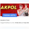 Pendaftaran Taruna Akpol 2022 Dibuka, Cek Syarat dan Cara Daftar