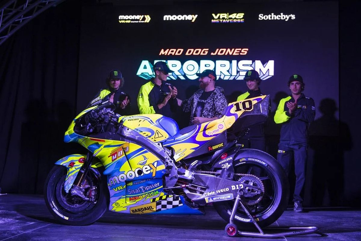 Livery spesial Mooney VR46 Racing Team pada MotoGP San Marino 2022