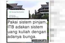 Kata OJK soal ITB Sediakan Layanan Mencicil Uang Kuliah dengan Pinjol