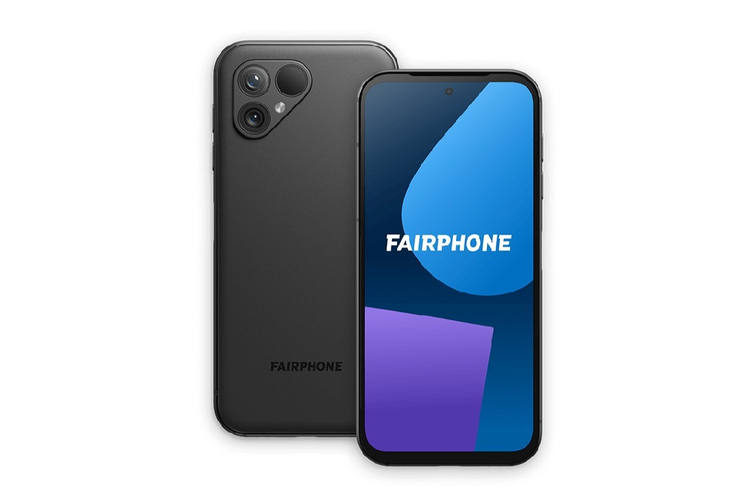 Ilustrasi ponsel Fairphone 5.