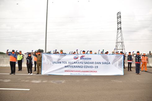 Cegah Penyebaran Covid-19, Waskita Simulasi Lalin di Tol Becakayu