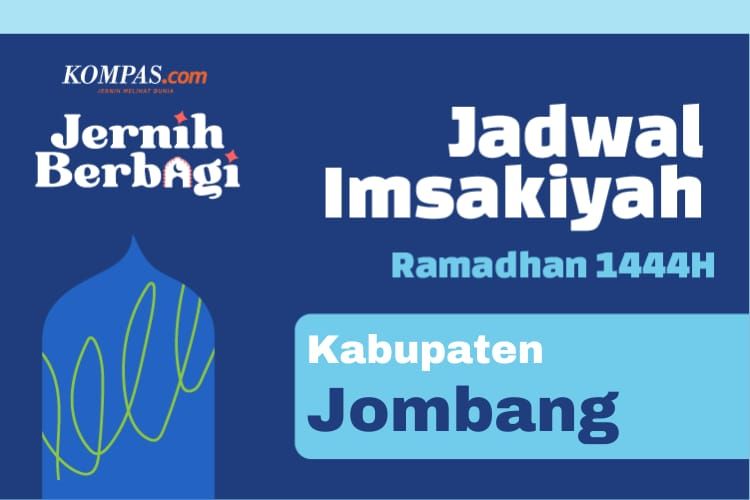 Ilustrasi jadwal imsakiyah di Jombang, Jawa Timur, hari ini.