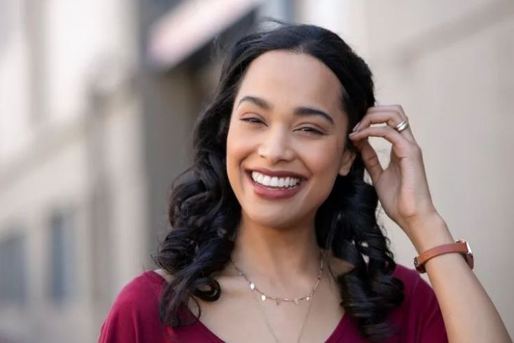 Potongan rambut long layer