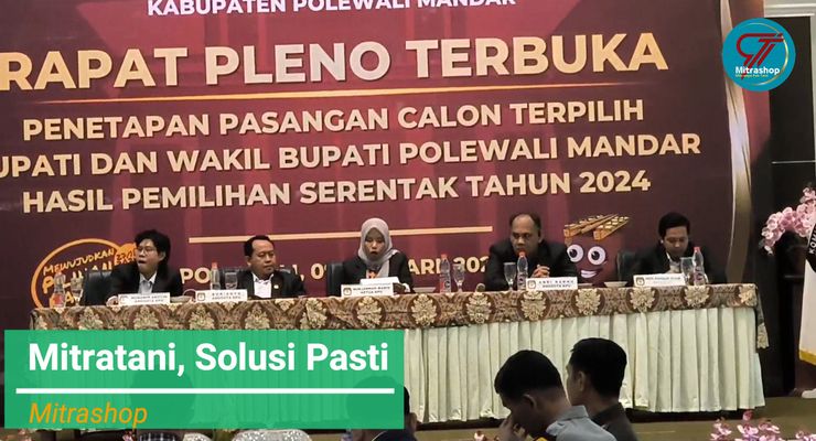Samsul Mahmud-Andi Nursami Ditetapkan sebagai Bupati dan Wabup Polewali Mandar Terpilih