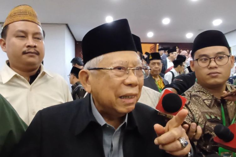 Ma'ruf Amin Sebut Calon Ketum NU Harus Bisa Mendamaikan Pihak yang Bersengketa