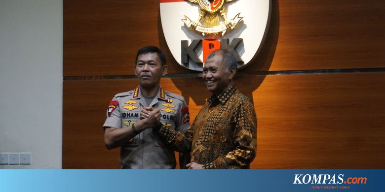 Kapolri Idham Azis Temui Pimpinan KPK