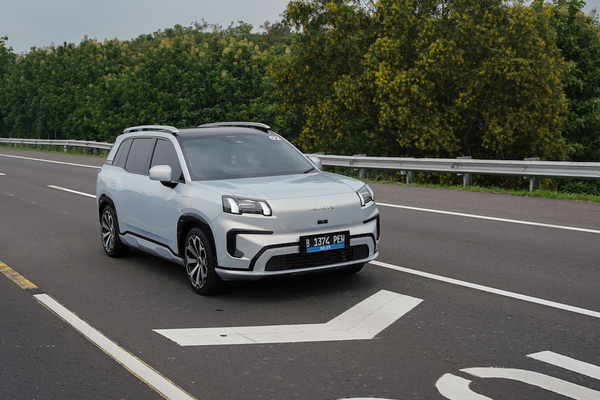 Test drive Aion V Jakarta-Yogyakarta