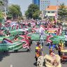 Ratusan Massa Surat Ijo Padati Balai Kota Surabaya, Sejumlah Jalan Macet