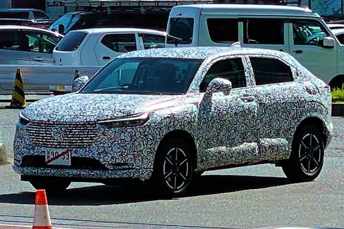 Spyshot Honda HR-V generasi terbaru.