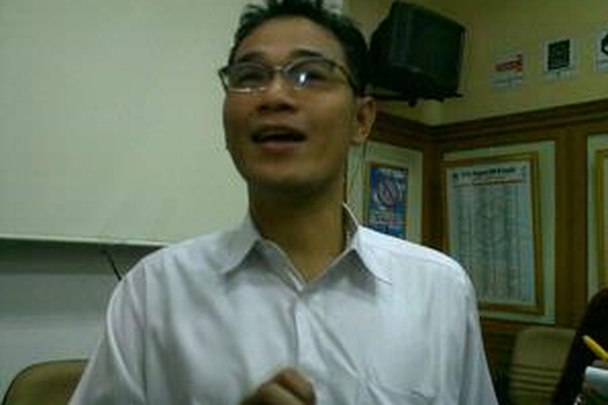 Budiman Sujatmiko, caleg DPR RI dari Partai Demokrasi Indonesia Perjuangan (PDI-P).