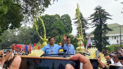 Dikawal Paspampres, Prabowo-Gibran Diantar Rantis Maung hingga Gerbang Ruang Tunggu KPU