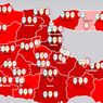 Seluruh Wilayah di Jatim Berstatus Zona Merah Covid-19