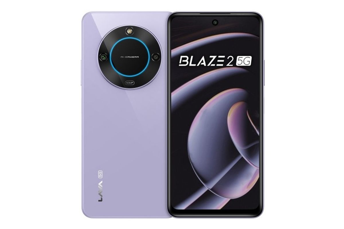 Ilustrasi Lava Blaze 2 5G.