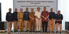 Genjot Penyaluran Gas, Pemerintah Resmikan Jargas Baru di Medan