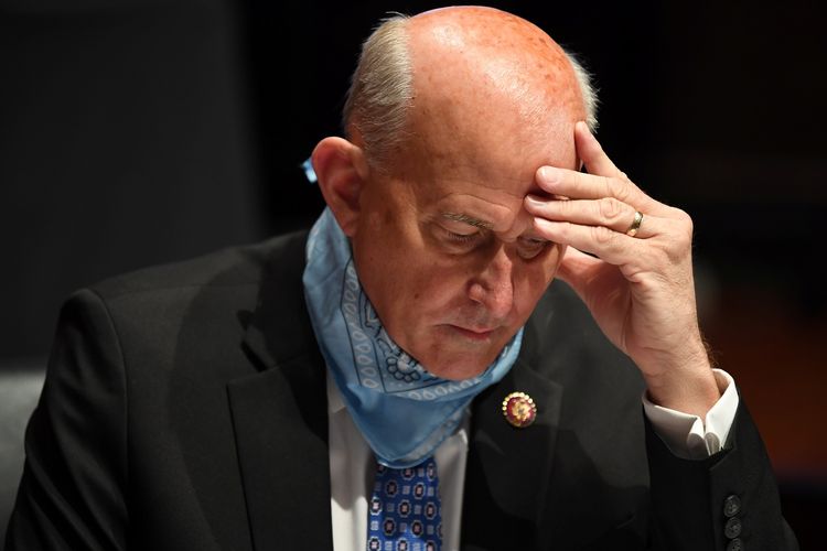 US Republican lawmaker and Trump ally, Louie Gohmert tested positive for the Covid-19 virus following his anti-mask-wearing habit.