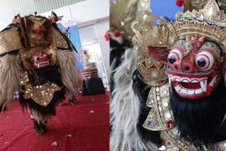 Avanzanation Wilayah Timur melanjutkan perjalanan ke Jawa diiring tarian Barong Cat di dealer resmi Toyota AAM Tabanan.