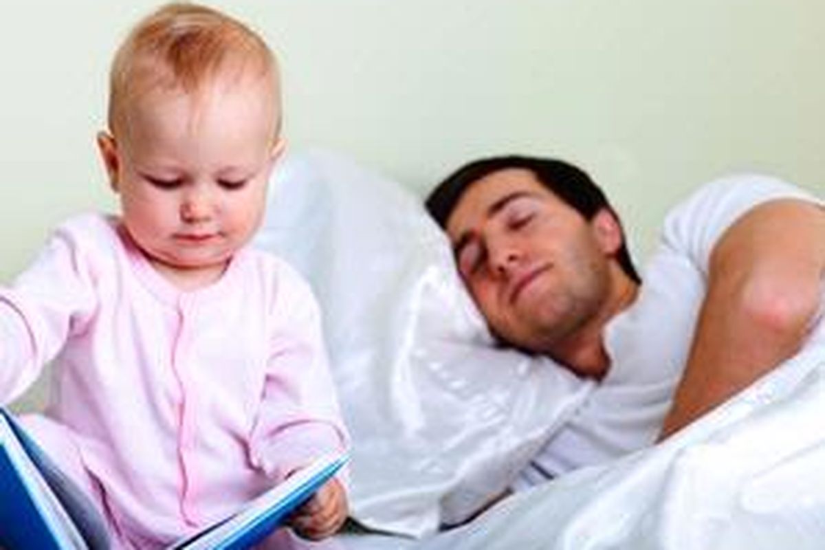 Pria kurang peka dengan suara tangisan bayi.