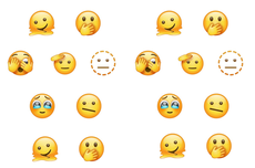 Arti Emoji Wajah Mengintip, Wajah Titik-titik, dan Wajah Meleleh di WhatsApp