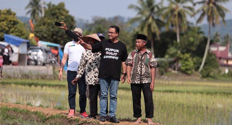 Janji Anies ke Petani Solok: Pupuk Terjangkau dan Tersedia untuk Semua