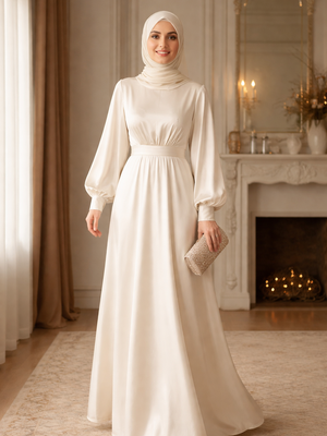 Tren gamis silk armani