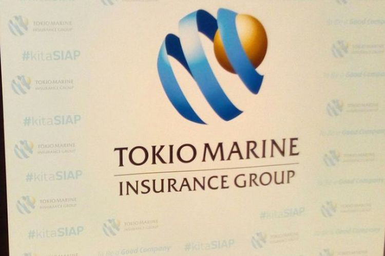 Logo Tokio Marine Insurance Group, kelompok perusahaan asuransi umum tertua di Jepang, yang berdiri sejak 1879. Sementara, unit usahanya, Tokio Marine Life Insurance Indonesia (TMLI) mulai beroperasi di Indonesia sejak 2012. 