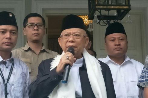 Di Depan Santri, Ma'ruf Amin Sebut Dorongan Ulama Membuatnya Maju Jadi Cawapres