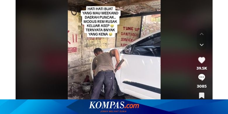 Video Viral Modus Rem Mobil Berasap di Puncak, Kenali Penyebabnya