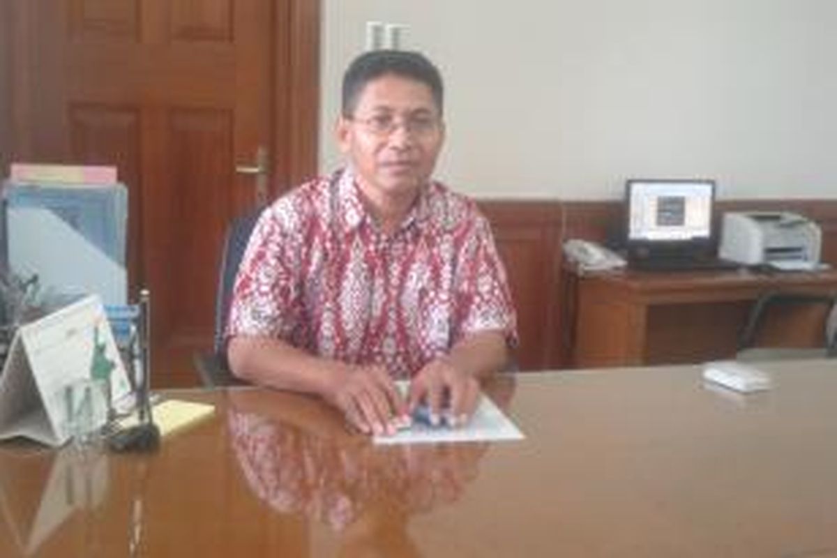 Kamilus Elu, Koordinator Penanganan Pengaduan Sekretariat Wagub, saat ditemui di Balaikota, Jakarta Pusat, Kamis (24/7/2014).