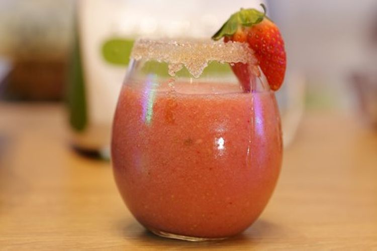 Guava Berry Juice atau jus jambu biji dan stroberi ala Martin Praja.