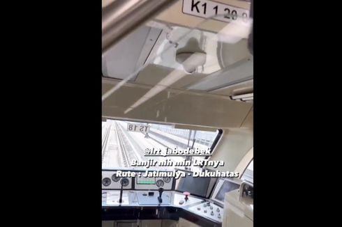 Viral Video AC di LRT Jabodebek Bocor, Air Rembes ke Gerbong Penumpang