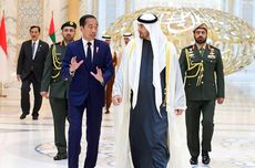 Bertemu Presiden MBZ di Abu Dhabi, Jokowi Disambut Upacara Kenegaraan 