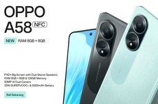 Oppo A58 Varian RAM 8 GB: Harga dan Spesifikasi di Indonesia