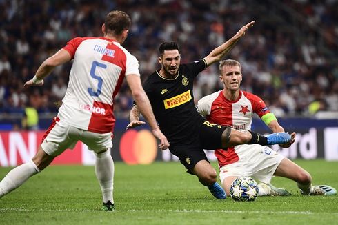 Inter Milan Vs Slavia Praha, Gol Injury Time Selamatkan Pasukan Conte