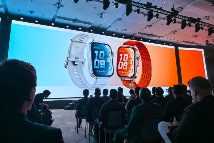 Huawei resmi merilis duo smartwatch Huwei Watch Fit 5 dan Watch Fit 5 Pro secara global di Bangkok, Thailand, Kamis (7/5/2026).