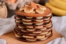 Resep Pancake Pisang Cokelat yang Lembut untuk Sarapan