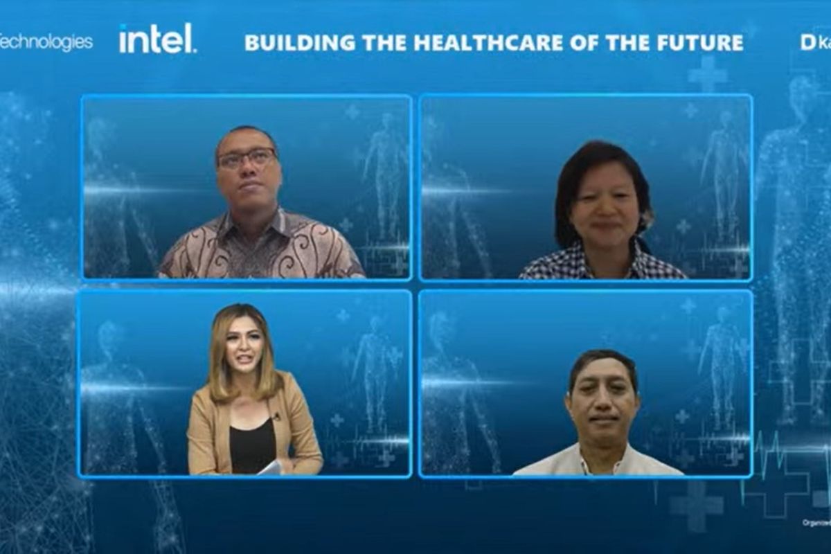 Acara webinar Building The Healthcare of the Future, Kamis (19/1/2023).