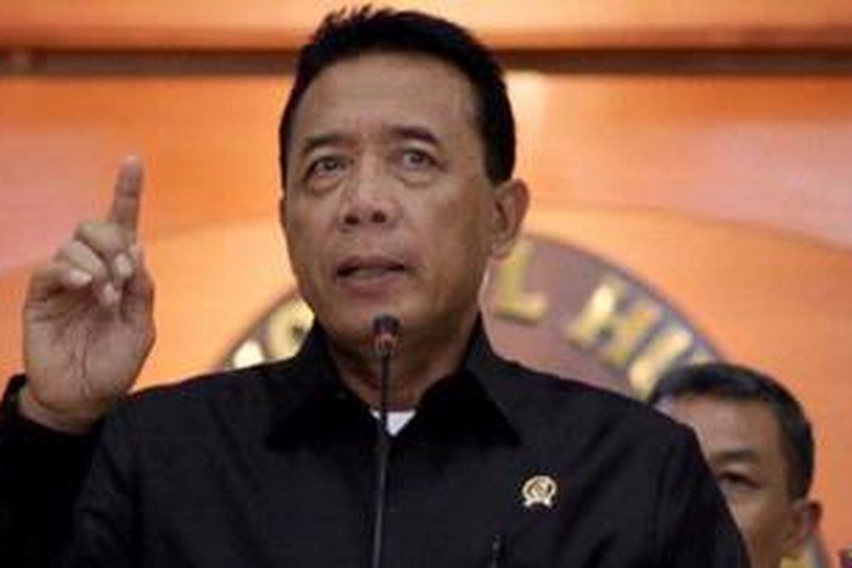 Menteri Kordinator Politik Hukum dan Kemanan, Djoko Suyanto