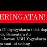 Akun Instagram LBH Yogyakarta Hilang, Ada Apa?