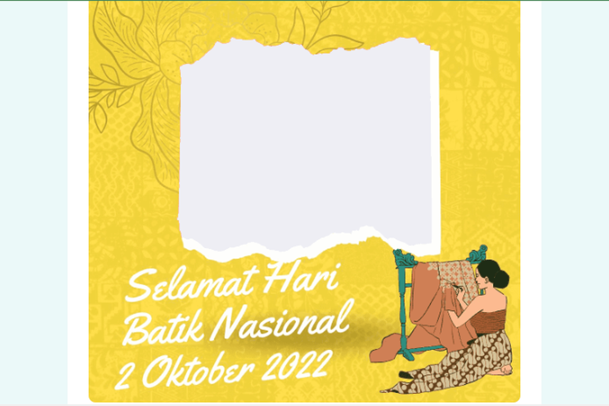 Twibbon Hari Batik Nasional 2022